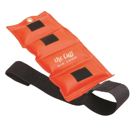The Cuff 0.75 lbs Deluxe Ankle & Wrist Weight, Orange TH128887